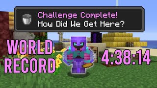 My First All Advancements World Record [upl. by Jodi]