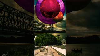 The Oppressive Universe and lava planet Falling is sky viralvfxshorts youtubeshorts shortvideo [upl. by Arratal]