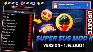 Super Sus Mod Menu 1499031  Super Sus Mod Apk  Unlimited Golden Stars  Show Player info [upl. by Seiden]