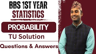 Probability Distribution BBS 1st Year in Nepali  TU Solution  Questions and Answers  Gurubaa [upl. by Egni]