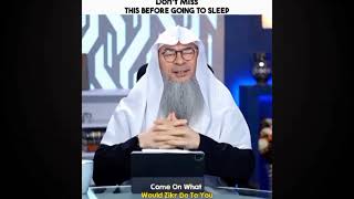 Things to do before sleeping✨ MUST WATCH shorts islamicvideo tahajjud [upl. by Byron]