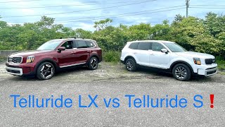 Kia Telluride LX vs Kia Telluride S❗️Which model is perfect for YOU⁉️ [upl. by Anuait]