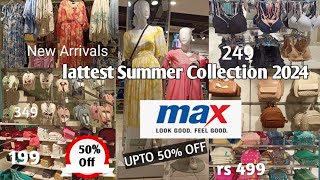 Max Fashion Latest Summer Collection 2024 New Arrival  Summer outfit  Max store tour [upl. by Naeroled]