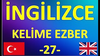 İNGİLİZCE KELİME EZBER27 [upl. by Yenahs598]