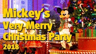 Mickeys Very Merry Christmas Party Vlog 2018  Magic Kingdom [upl. by Nnaerb375]