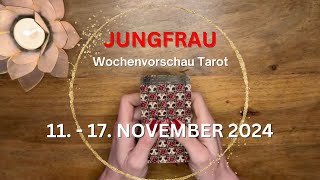 JUNGFRAU ♍️ WOCHENVORSCHAU TAROT 11  17 November 2024 Tarot [upl. by Twum520]