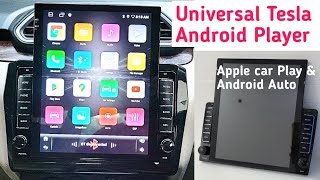 Tesla Android Player with android auto amp car play  For all car [upl. by Ael]