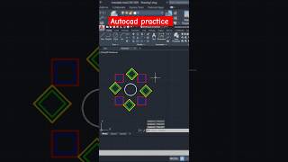 AutoCad practice Drawing  Autocad 2d tutorial for beginners  Drawing  CAD by Ankit  autocad [upl. by Newo]