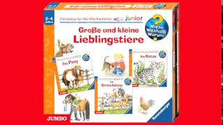 Wieso Weshalb Warum junior Große und kleine Lieblingstiere  HörspielBox [upl. by Riordan885]