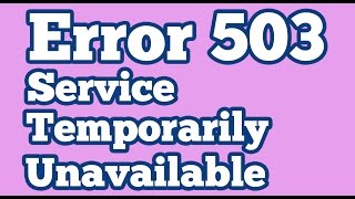 Magento quotError 503  Service Temporarily Unavailablequot [upl. by Neurath]