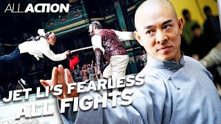 Jet Lis Fearless 2006 All Fight Scenes Compilation  All Action [upl. by Annaillil]