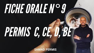 FICHE ORALE PERMIS CCEDBE N°9 [upl. by Doro]