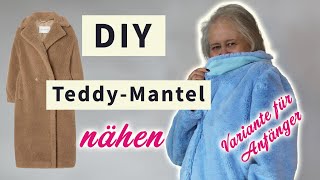 TeddyMantel nähen für Anfänger [upl. by Agrippina]