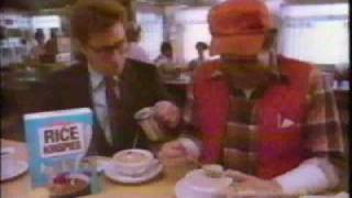 1985 Kellogs Rice Krispies cereal commercial [upl. by Asalocin]