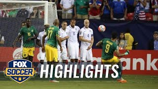 USA vs Jamaica  2015 CONCACAF Gold Cup Highlights [upl. by Ielerol]