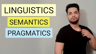 Linguistics  SEMANTICS and PRAGMATICS in hindi [upl. by Eelytsirk35]