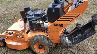 New Mower SCAG SWZT 36 hydro walk behind [upl. by Carmina432]