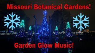 Amazing Christmas Lights Display Missouri Botanical Gardens Garden Glow Christmas Lights To Music [upl. by Ari742]