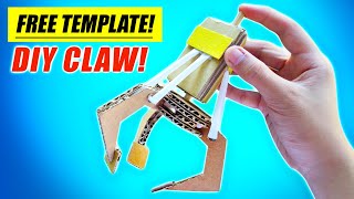 How To Make DIY Claw for Homemade Claw Machine  Free Template Provided [upl. by Leay668]