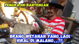 Pengrajin Bantengan Brang Wetan  Yang Lagi Viral Dimalang [upl. by Yrrag11]