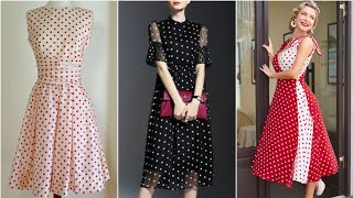 quotClassic Elegance Effortless Chic with Polka Dot Dressesquot  Ideas de vestidos de lunares [upl. by Annekim988]