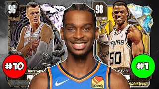 RANKING THE TOP 10 BEST CARDS IN NBA 2K24 MyTEAM [upl. by Airad]