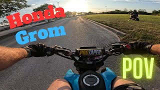 Honda Grom Pov Ride [upl. by Wit319]