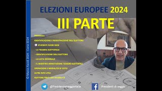 Elezioni Europee e non solo 2024 Parte III [upl. by Hanas338]