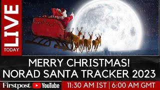 LIVE  Merry Christmas Follow Santa’s Magical Flight Around the World  Santa Tacker LIVE 2023 [upl. by Ahsieka]