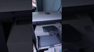 Hp Laserjet m1005 printer demo page print  Quality check print pushpraj shortvideo shorts [upl. by Digdirb]