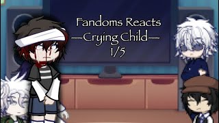 Fandoms react 15  CC Afton  My Au  GL2  Gacha reacts [upl. by Frodina]