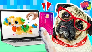 🐶 Mi PERRO se compra JUGUETES por INTERNET 🤓 👀 [upl. by Engvall]