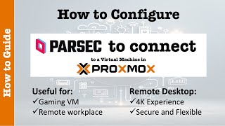 Accessing Your Windows VM on Proxmox VM using Parsec StepbyStep Tutorial [upl. by Evetta]