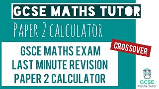 Last Minute Maths Revision  June 2023 Maths Exam Paper 2 Calculator  GCSE Maths [upl. by Karole303]