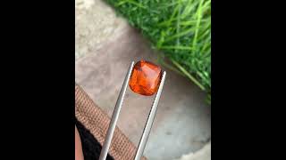 495 Carats Loose Hessonite Garnet Orange Garnet Cushion Cut [upl. by Rory]