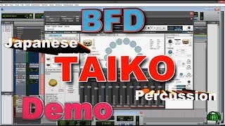 BFD Japanese TAIKO Percussion  DEMO [upl. by Adine]