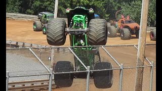 Hagerstown MD Monster Jam 2016  Sunday Wheelie [upl. by Eniotna662]