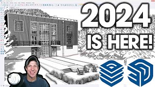 WHATS NEW in SketchUp 2024 BIG RELEASE [upl. by Notlad]