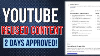 How to Appeal YouTube Monetization Rejected REUSED CONTENT l 2024 UPDATE [upl. by Paik]