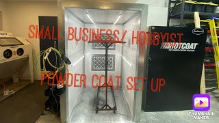 Powder Coat Set Up for Small Business or Hobbyist [upl. by Legge]