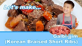 Lets Make Galbijjim Korean Braised Short Ribs Shin to Shin [upl. by Ardelle303]