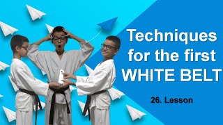 Techniques for the first white belt – traditional karate [upl. by Fi821]