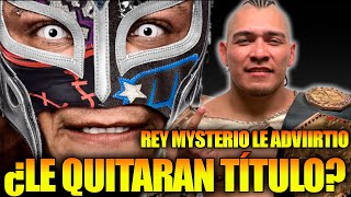 Hijo Del Vikingo AAA está FUERA mucho tiempo Rey Mysterio le ADVIRTIÓ ¿Le quitaran MEGACAMPEONATO [upl. by Karl]