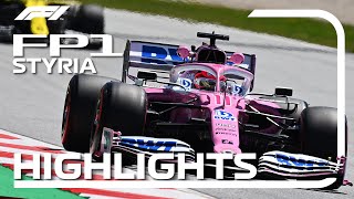 2020 Styrian Grand Prix FP1 Highlights [upl. by Sim]