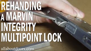 Rehanding a Marvin Integrity Multipoint Lock [upl. by Alliuqet]