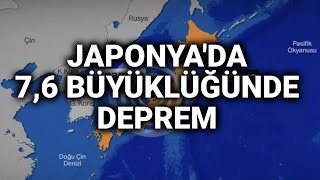 Japonyada 76 büyüklüğünde deprem anı [upl. by Ailegra]