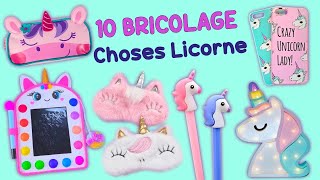 10 DIY CUTE IDÉES LICORNE  FOURNITURES SCOLAIRES LICORNE  POP IT DECOR DE CHAMBRE ET PLUS ENCORE… [upl. by Cha68]