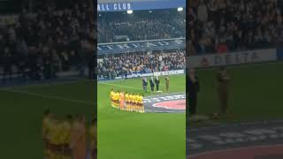 Rememberance St Andrews Birmingham destroyed by abusive Northampton fans during minute silence [upl. by Longawa98]