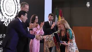 Sus Majestades los Reyes entregan las Medallas de Oro al Mérito en las Bellas Artes 2022 [upl. by Omle]