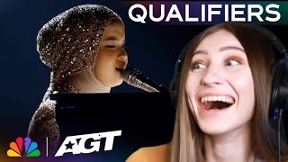 Putri Ariani SHOCKING Performance on AGT 2023 SemiFinals REACTION [upl. by Volding452]